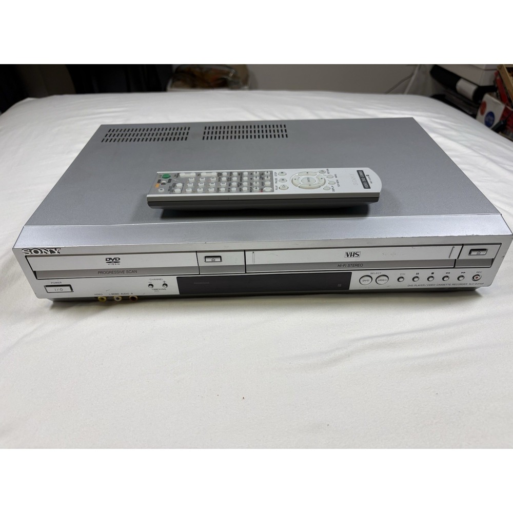 Sony SLV-D370P DVD Player VCR Cassette Recorder Combo Tested Bundle With Remote